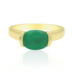 Bague en or et Emeraude de Zambie