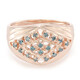 Bague pour homme en argent et Diamant fantaisie