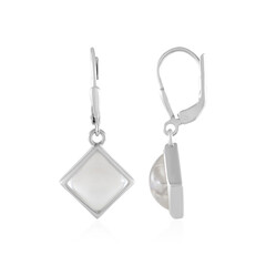Boucles d'oreilles en argent et Quartz blanc