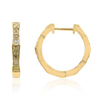 Boucles d'oreilles en or et Diamant fancy SI2 (CIRARI)