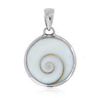 Pendentif en argent et Œil de Shiva