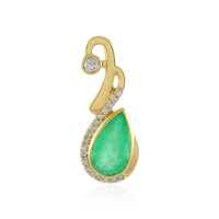 Pendentif en or et Emeraude d'Ethiopie (AMAYANI)