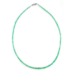 Collier en argent et Emeraude