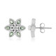 Boucles d'oreilles en argent et Alexandrite