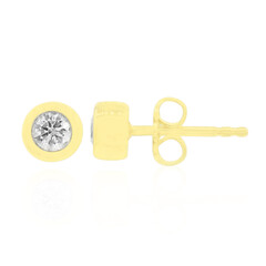 Boucles d'oreilles en argent et Diamant I2