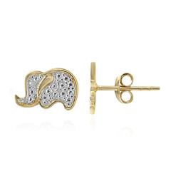 Boucles d'oreilles en argent et Diamant I3 (I)