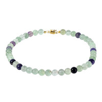 Collier en argent et Fluorite