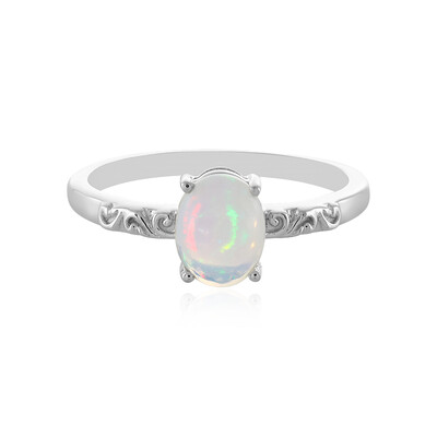Bague en argent et Opale Welo