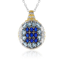 Collier en argent et Aigue-marine (Gems en Vogue)