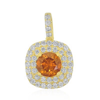 Pendentif en or et Sphalérite