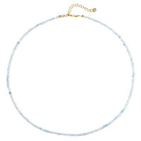 Collier en argent et Aigue-marine