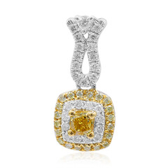 Pendentif en or et Diamant SI jaune (CIRARI)
