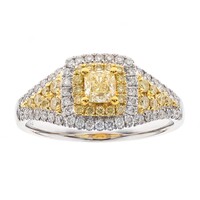 Bague en or et Diamant SI2 jaune (CIRARI)