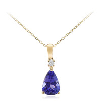 Collier en or et Tanzanite AAA (CIRARI)