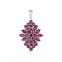 Pendentif en argent et Grenat Rhodolite
