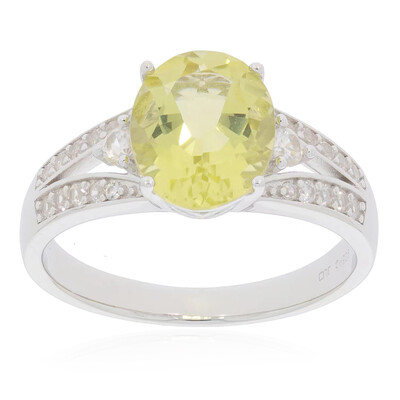 Bague en argent et Quartz de l'Ouro Verde