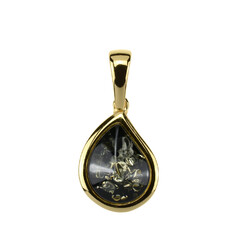 Pendentif en argent et Ambre baltique