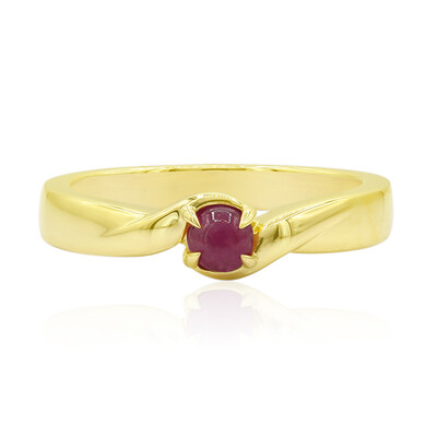 Bague en or et Rubis du Groenland