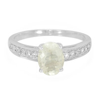 Bague en argent et Orthose