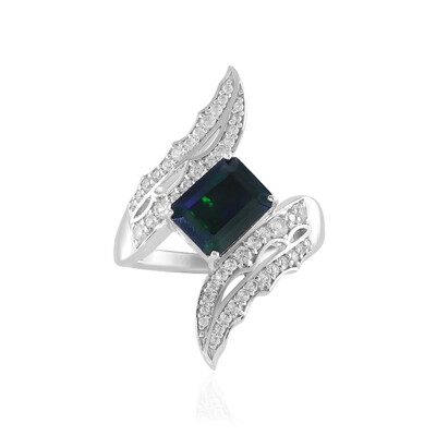Bague en argent et Opale Mezezo (de Melo)