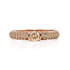 Bague en or et Diamant rose de France VS1 d'Argyle