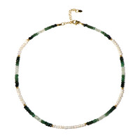 Collier en argent et Emeraude