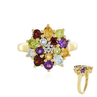 Bague en argent et Améthyste de Zambie