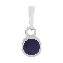 Pendentif en argent et Saphir bleu