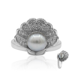 Bague en argent et Perle de culture d'eau douce