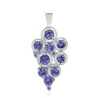 Pendentif en argent et Tanzanite non chauffée