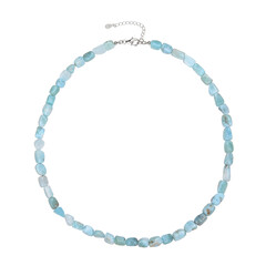 Collier en argent et Larimar