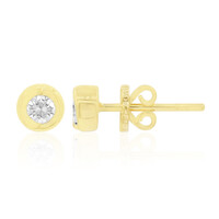 Boucles d'oreilles en or et Diamant SI1 (G)