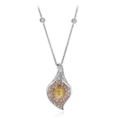 Collier en or et Diamant SI2 jaune (CIRARI)