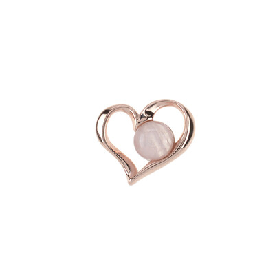 Pendentif en argent et Quartz rose (dagen)
