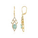 Boucles d'oreilles en argent et Grandidierite