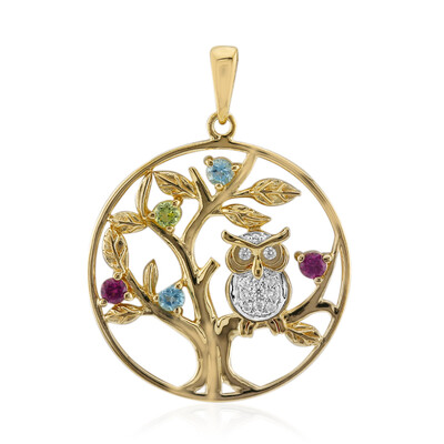 Pendentif en argent et Péridot
