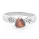 Bague en argent et Œil-de-tigre rouge