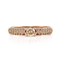 Bague en or et Diamant rose de France VS1 d'Argyle