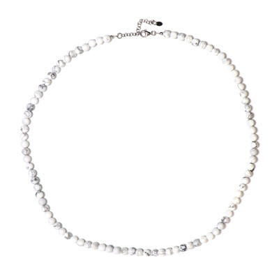 Collier en argent et Howlite