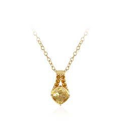 Collier en argent et Citrine
