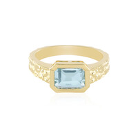 Bague en argent et Topaze bleu ciel