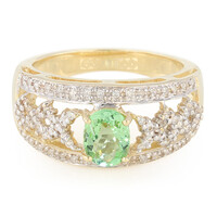 Bague en or et Tourmaline Paraïba