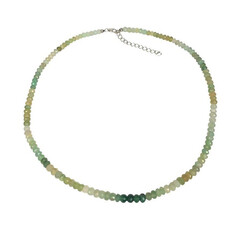 Collier en argent et Aquaprase