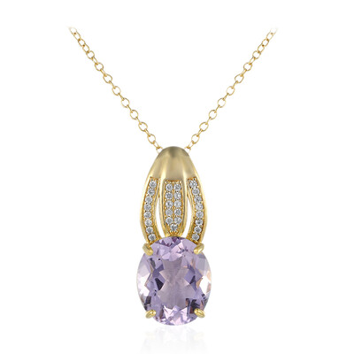 Collier en argent et Améthyste de Bolivie