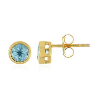 Boucles d'oreilles en argent et Zircon de Ratanakiri
