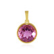 Pendentif en argent et Fluorite rose