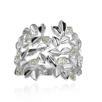 Bague en argent et Péridot