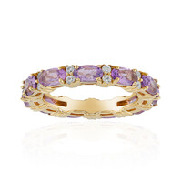Bague en argent et Améthyste