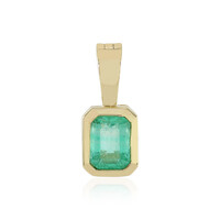 Pendentif en or et Emeraude de Colombie