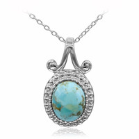 Collier en argent et Turquoise